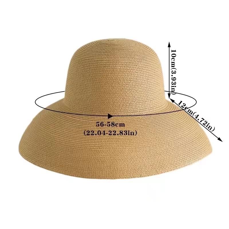 Hat Floppy Wide - Geniş Siperli Yazlık Plaj Hasır Şapkası