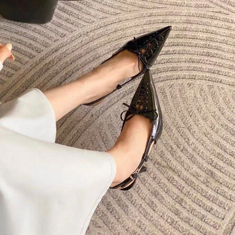 Avrupa Tarzı Sivri Burunlu, İn - Sandal Strappy Heeled incelemesi ve fiyatı